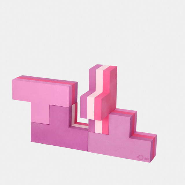 Building blocks Multi pink